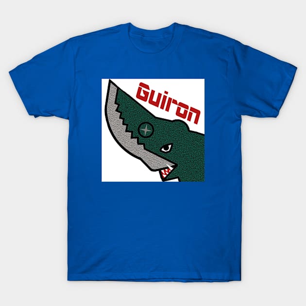 Guiron - White T-Shirt by scribbledeath